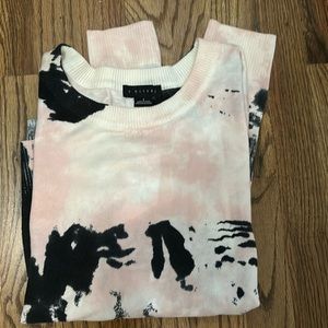 Sanctuary pink and black sweater